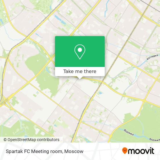 Spartak FC Meeting room map