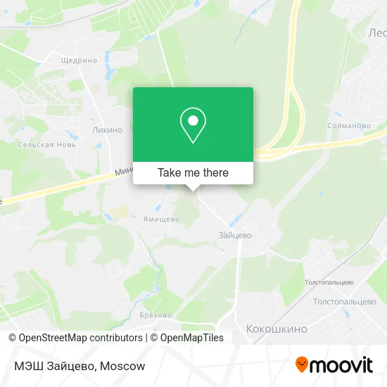 МЭШ Зайцево map