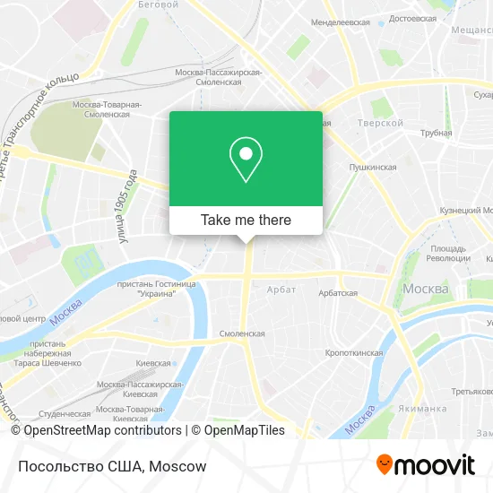Посольство США map