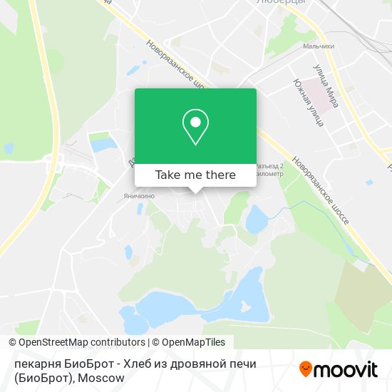 пекарня БиоБрот - Хлеб из дровяной печи map