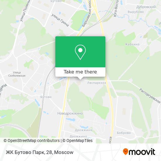 ЖК Бутово Парк, 28 map