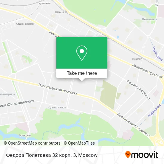 Федора Полетаева 32 корп. 3 map