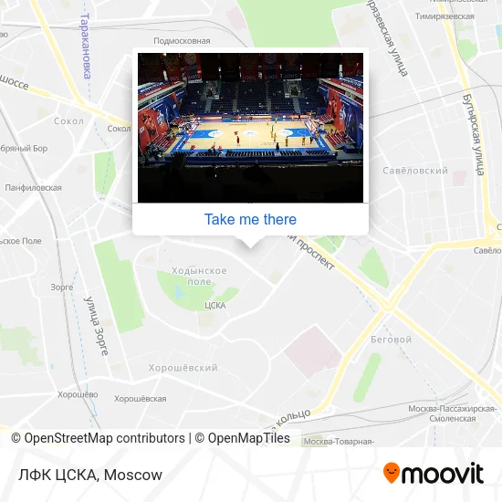 ЛФК ЦСКА map