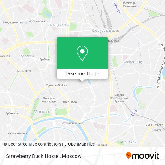 Strawberry Duck Hostel map