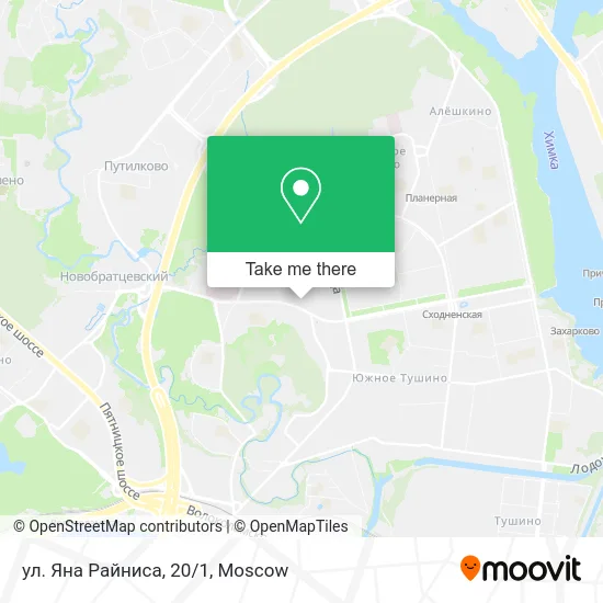 ул. Яна Райниса, 20/1 map