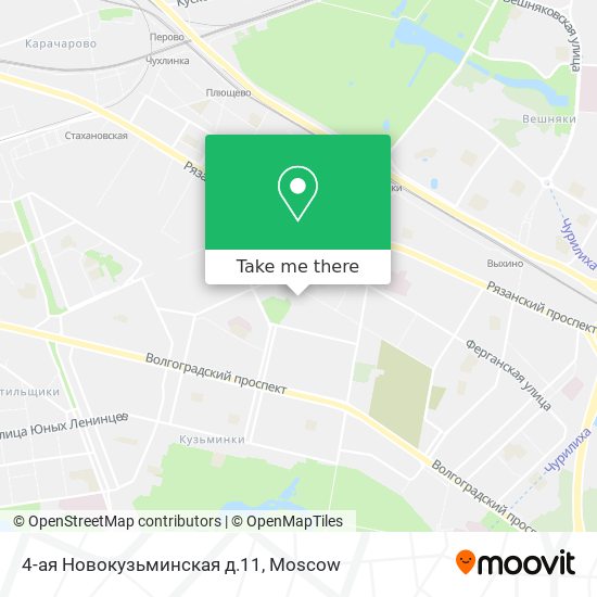 4-ая Новокузьминская д.11 map