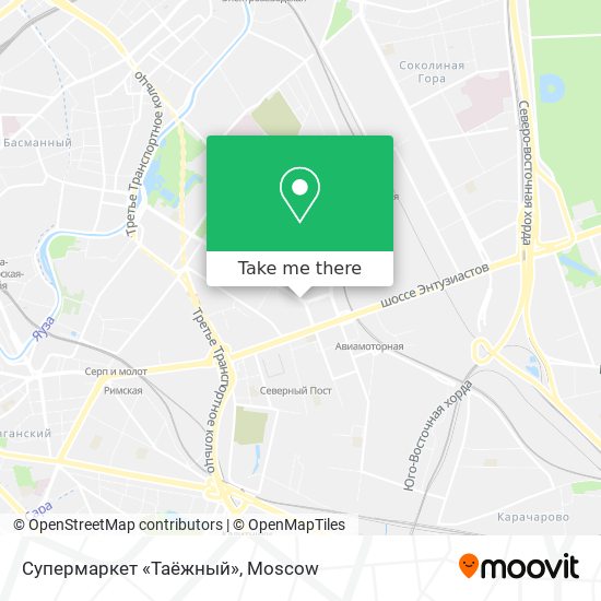 Супермаркет «Таёжный» map