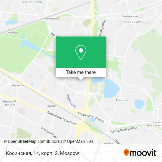 Косинская, 14, корп. 2 map