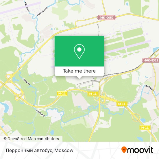 Перронный автобус map