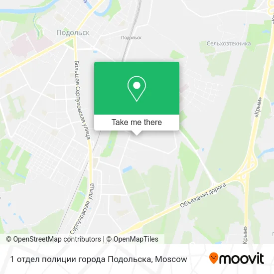 1 отдел полиции города Подольска map