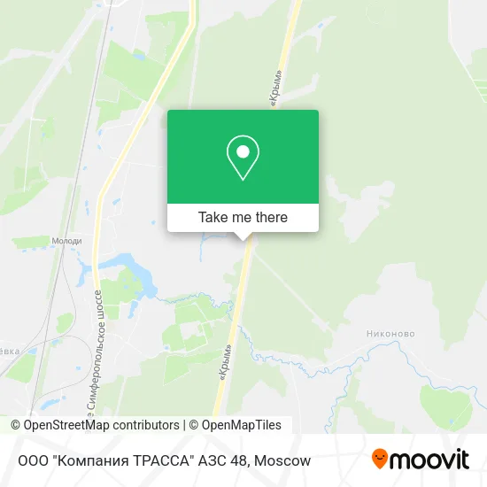 ООО "Компания ТРАССА" АЗС 48 map