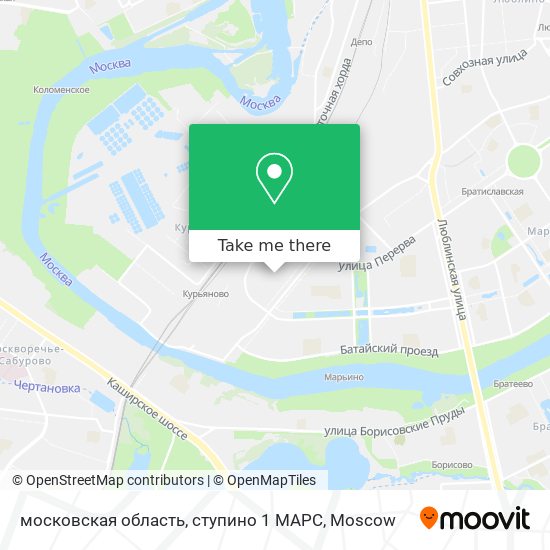 московская область, ступино 1 МАРС map