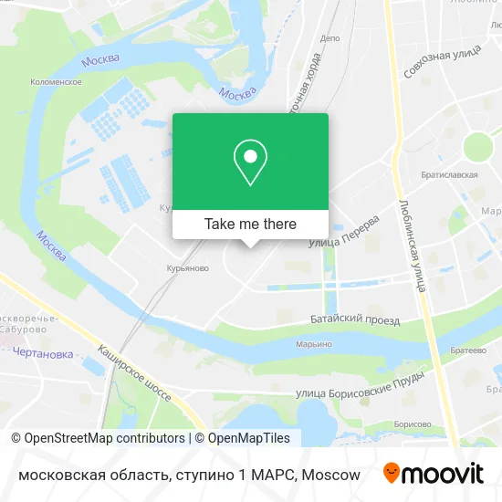 московская область, ступино 1 МАРС map