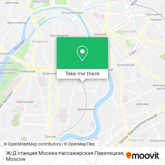 Ж / Д станция Москва-пассажирская-Павелецкая map
