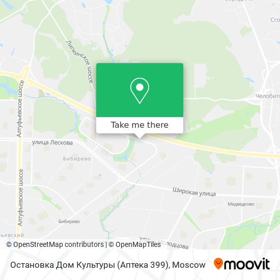 Остановка Дом Культуры (Аптека 399) map