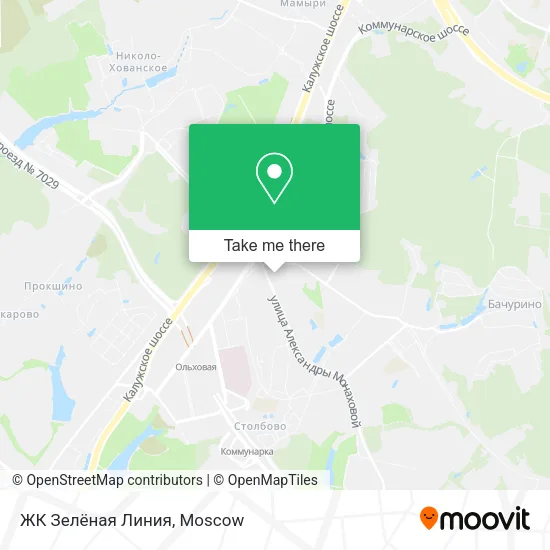ЖК Зелёная Линия map