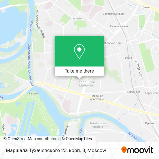 Маршала Тухачевского 23, корп. 3 map