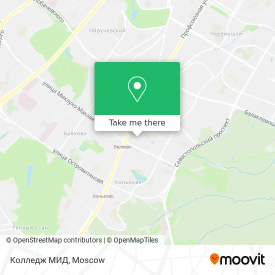 Колледж МИД map
