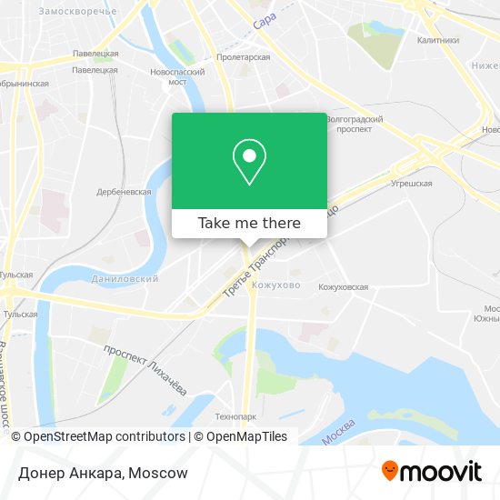 Донер Анкара map