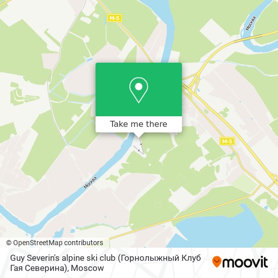 Guy Severin's alpine ski club (Горнолыжный Клуб Гая Северина) map