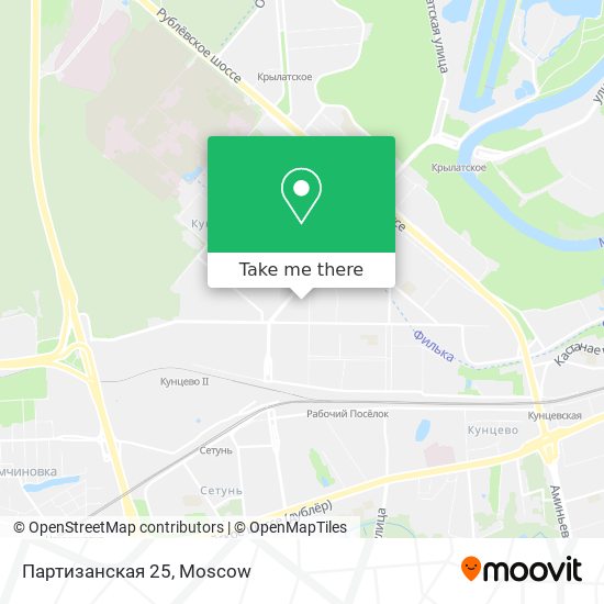Партизанская 25 map