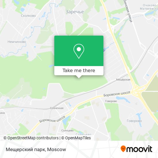 Мещерский парк map