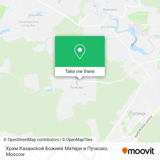 Храм Казанской Божией Матери в Пучково map