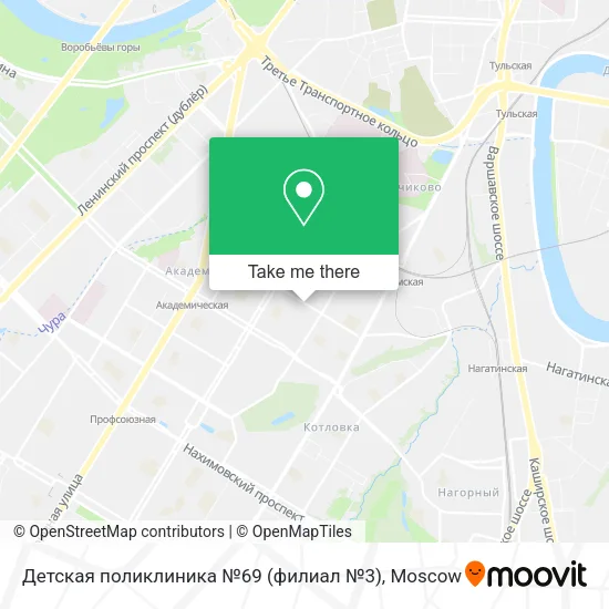 Детская поликлиника №69 (филиал №3) map