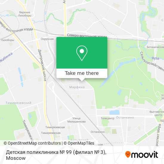 Детская поликлиника № 99 (филиал № 3) map