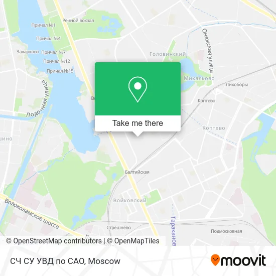 СЧ СУ УВД по САО map