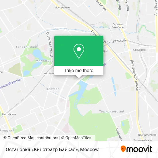 Остановка «Кинотеатр Байкал» map