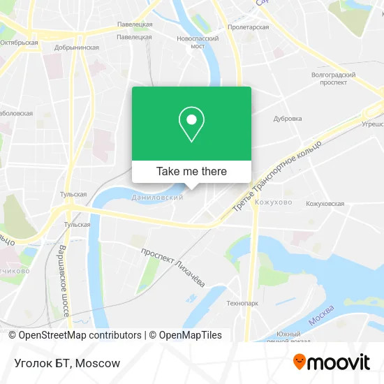 Уголок БТ map