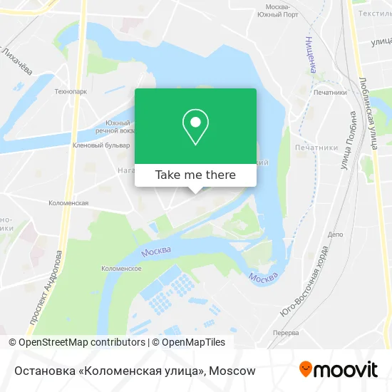 Остановка «Коломенская улица» map