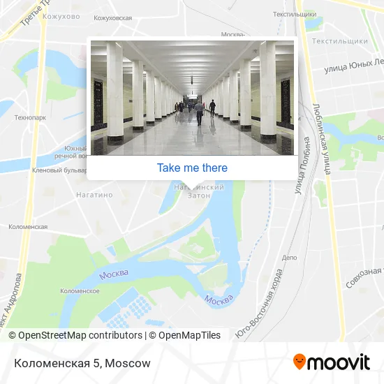 Коломенская 5 map