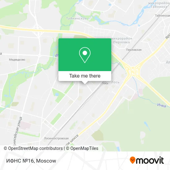 ИФНС №16 map
