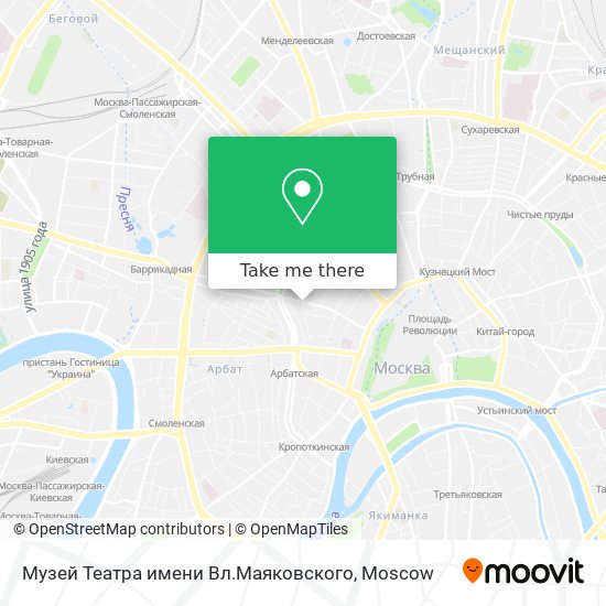 Музей Театра имени Вл.Маяковского map