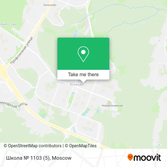 Школа № 1103 (5) map