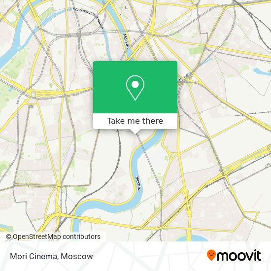Mori Cinema map