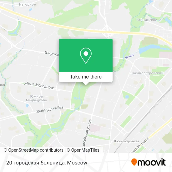 20 городская больница map