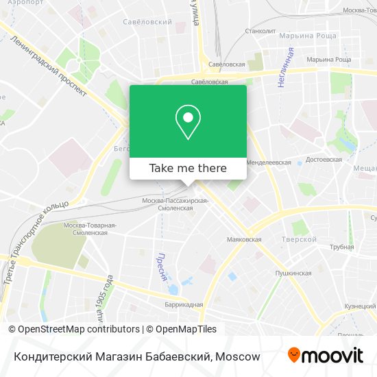 Кондитерский Магазин Бабаевский map