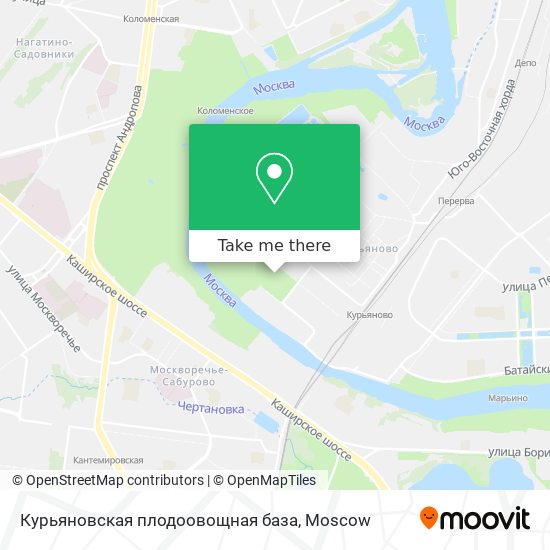 Курьяновская плодоовощная база map