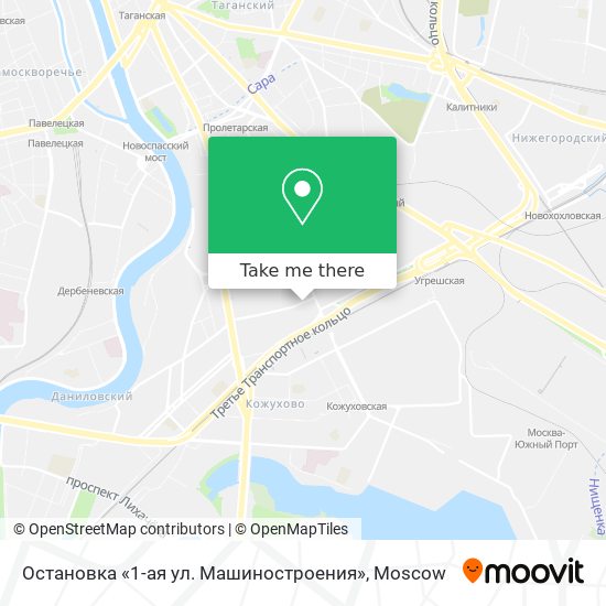 Остановка «1-ая ул. Машиностроения» map