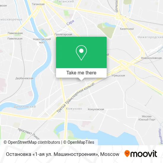 Остановка «1-ая ул. Машиностроения» map