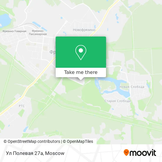 Ул Полевая 27а map