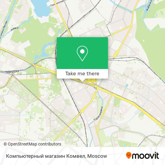 Компьютерный магазин Комвел map