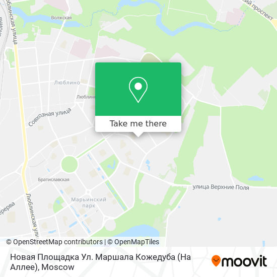 Новая Площадка Ул. Маршала Кожедуба (На Аллее) map