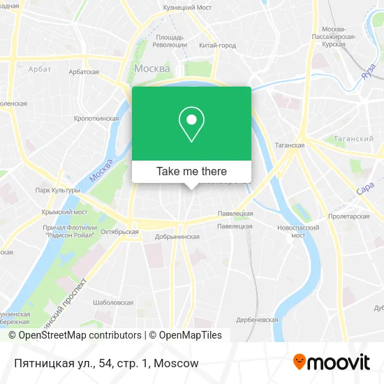 Пятницкая ул., 54, стр. 1 map