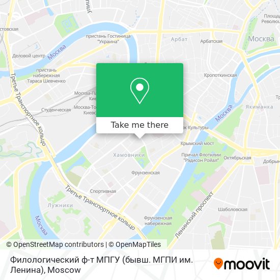 Филологический ф-т МПГУ (бывш. МГПИ им. Ленина) map