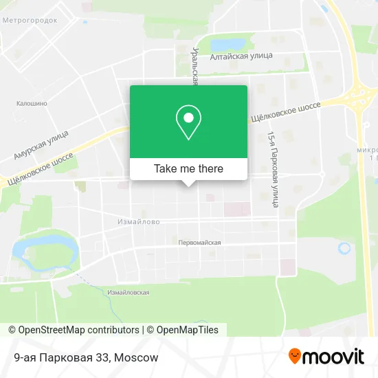 9-ая Парковая 33 map