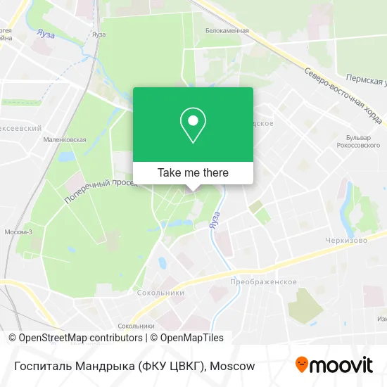 Госпиталь Мандрыка (ФКУ ЦВКГ) map